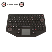 IP67防護(hù)加固耐用嵌入式軍工級(jí)硅膠鍵盤(pán)